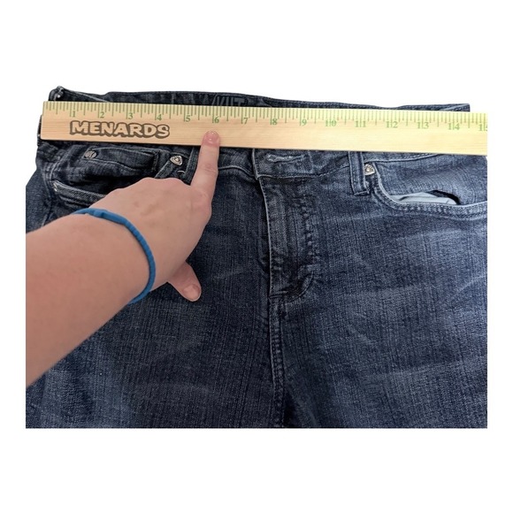 Kut from the Kloth Jeans Womens 8 Bootcut Dark Wash Flap Pocket Stretch Denim - Picture 5 of 10